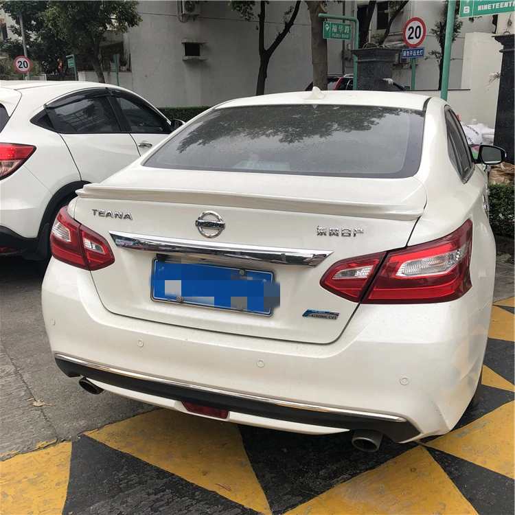 Спойлер для Nissan Teana Altima заднее крыло из АБС-пластика черный/белый цвет задний