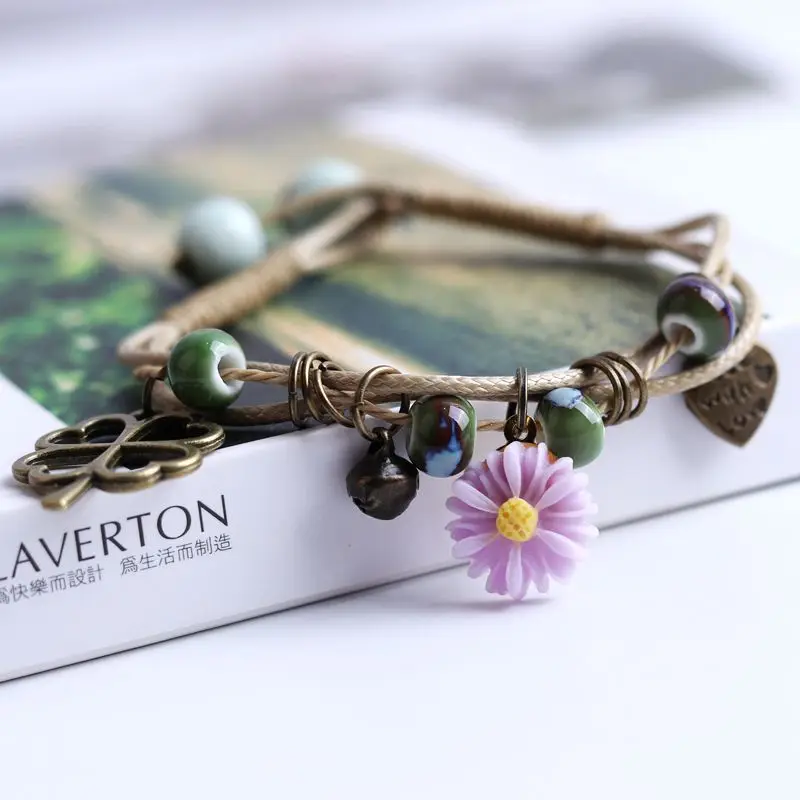 Эксклюзивные новые женские браслеты из натурального камня керамические с