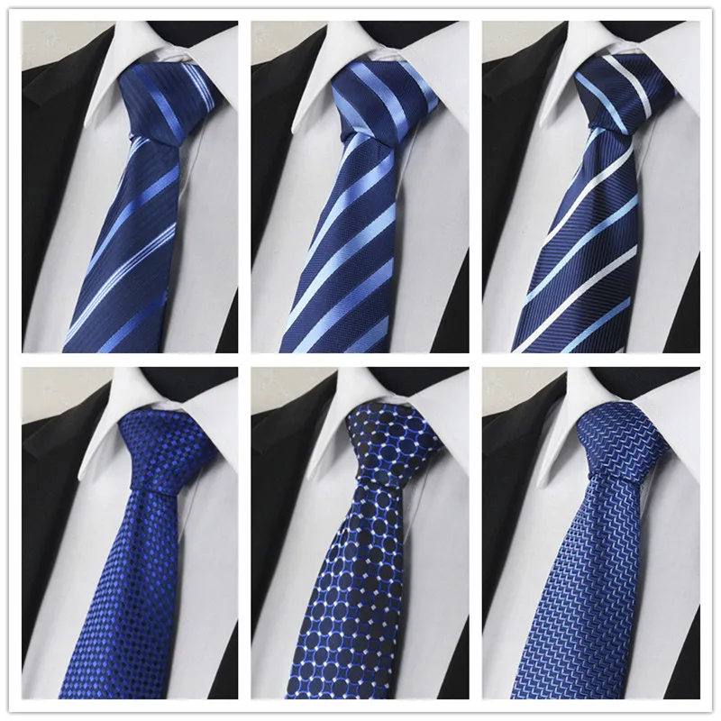Новые мужские галстуки 8 см для мужчин официальный мужской галстук из полиэстера