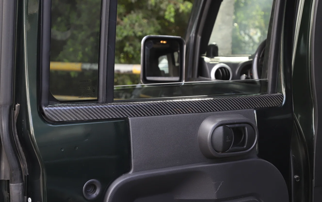 Отделка окон из настоящего углеродного волокна для Jeep Wrangler JK 2007 2010|Лепнина