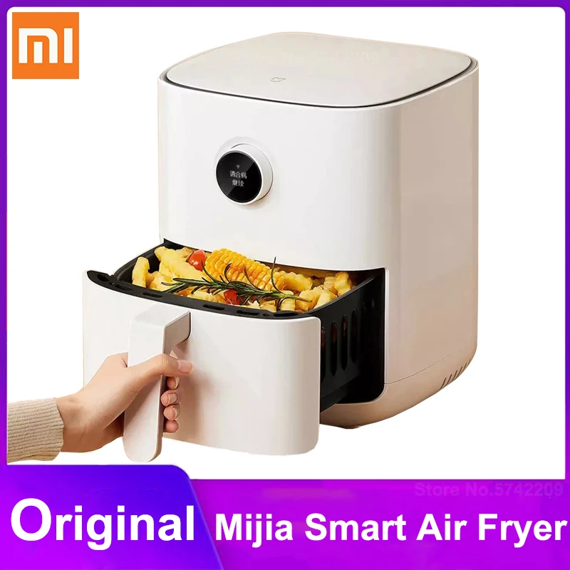 

Новинка Xiaomi Mijia 1500 л электрическая фритюрница без масляной духовки 360 Вт Таймер ° выпечка светодиодная сенсорная фритюрница глубокая фритюр...