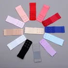 Комплект нижнего белья женский, эластичный регулируемый удлиненный бюстгальтер, 3 ряда, на 2 крючка, 8 цветов