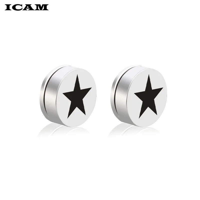 Серьги-клипсы ICAM мужские магнитные Серьги Для Пирсинга Ушей | Украшения и