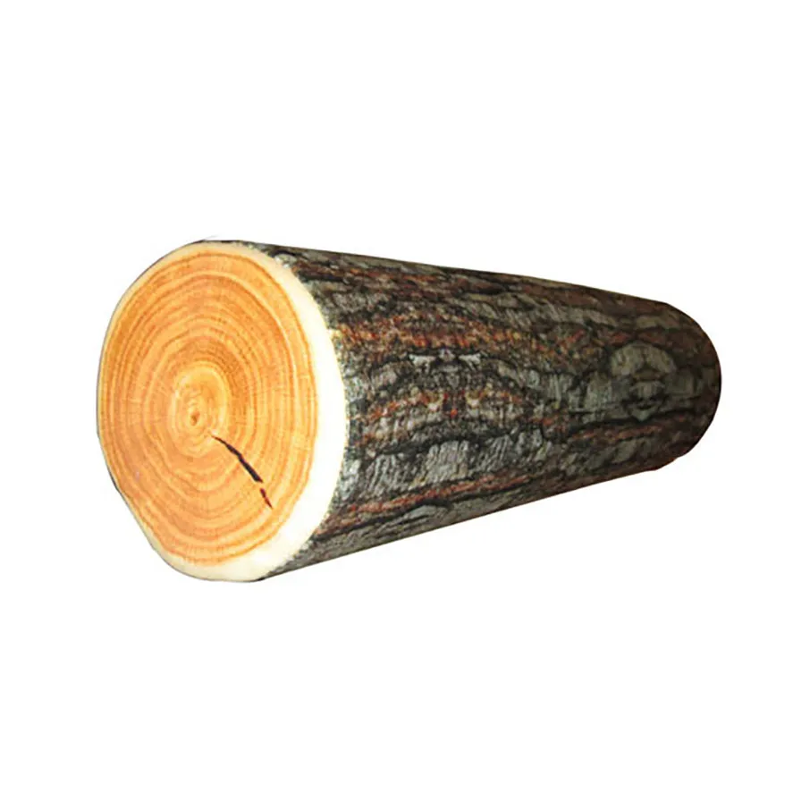 Новый дизайн натуральная древесина бревно Подушка 1 шт. мягкая подушка для спины