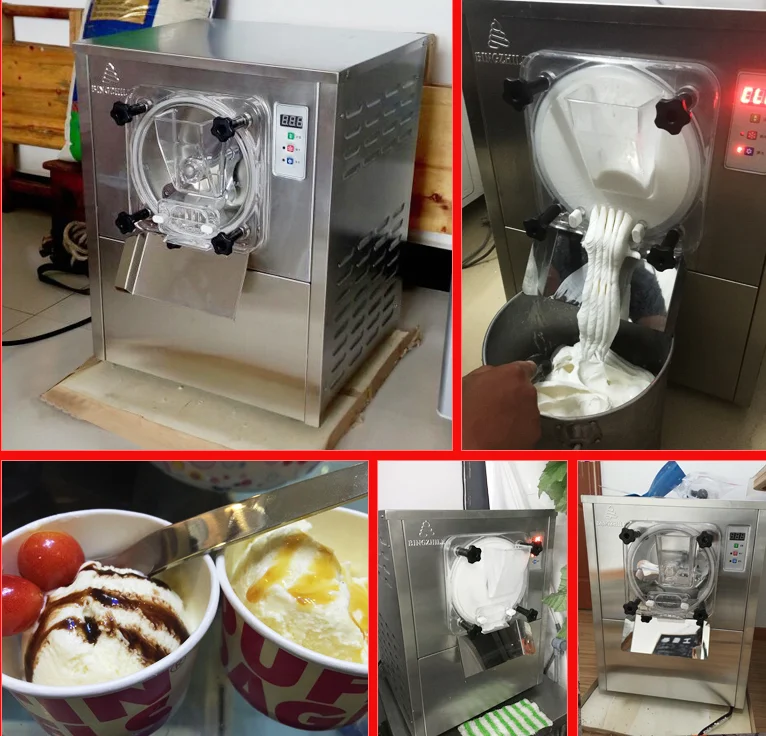 Free shipping16-20L/H commercial italian hard ice cream maker gelato hard ice cream making machine