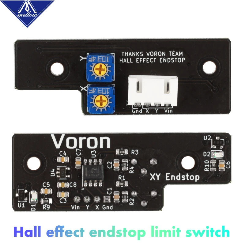 Interruptor de Limite para x Mellow Alta Sensibilidade Voron – 2.4 Efeito Hall Endstop y Eixo 2.2