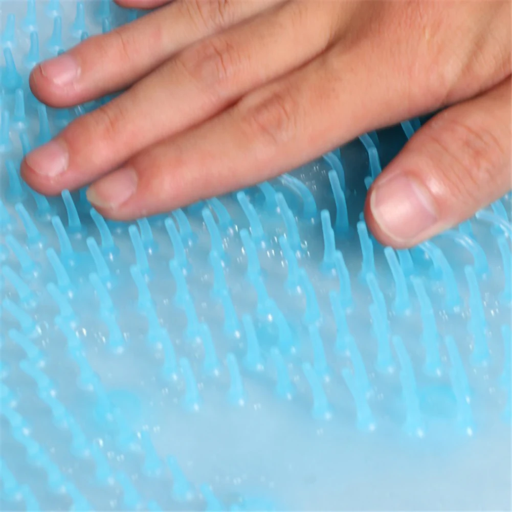 

Silicone Bathroom Mats Lazy People Bath Artifact Back Massage Cushion Sole Non-slip Massage Pad Foot Wash Bathroom Mat