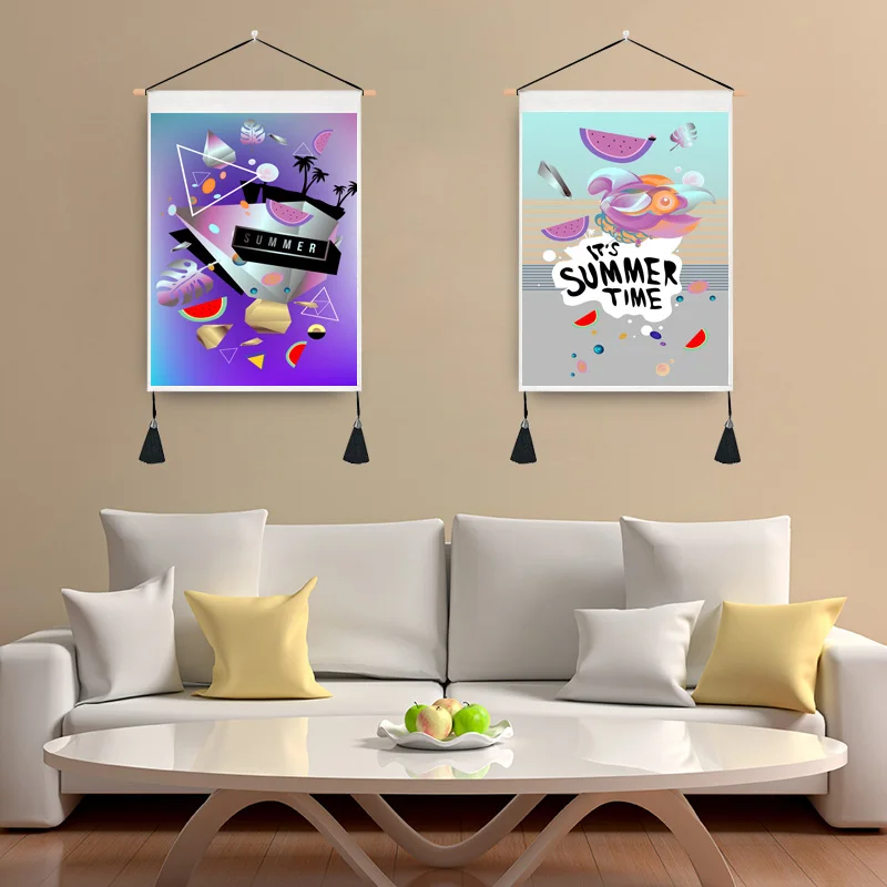 

Перекрестная граница Прямая поставка подвесная картина в стиле хип-хоп серия звезд печать домашний фон декоративная ткань украшение для го...