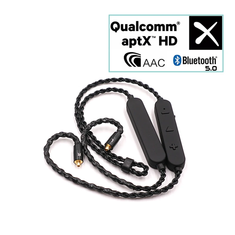 

Lossless APTX-HD Bluetooth 5.0 Headset Upgrade Line IE40PRO/IE80/IM70/SE535/n40/MMCX QCC3044 Support Music