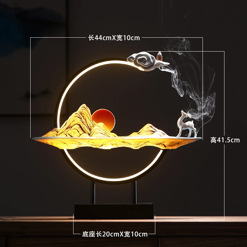 

Backflow Arabic Incense Burner Aromatherapy Sandalwood Incense Burner Statue Charcoal Resin Incienso Quemador Incence Burner