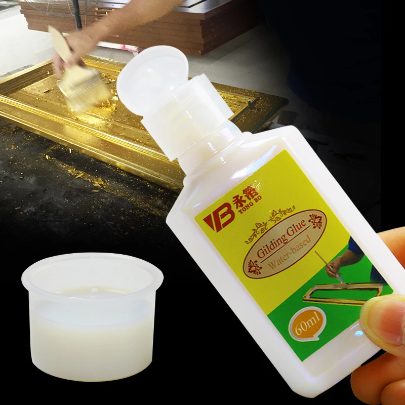 

60ml gilding glue water-based gilding size Good viscosity All foil universal glue Environmentally friendly free shipping
