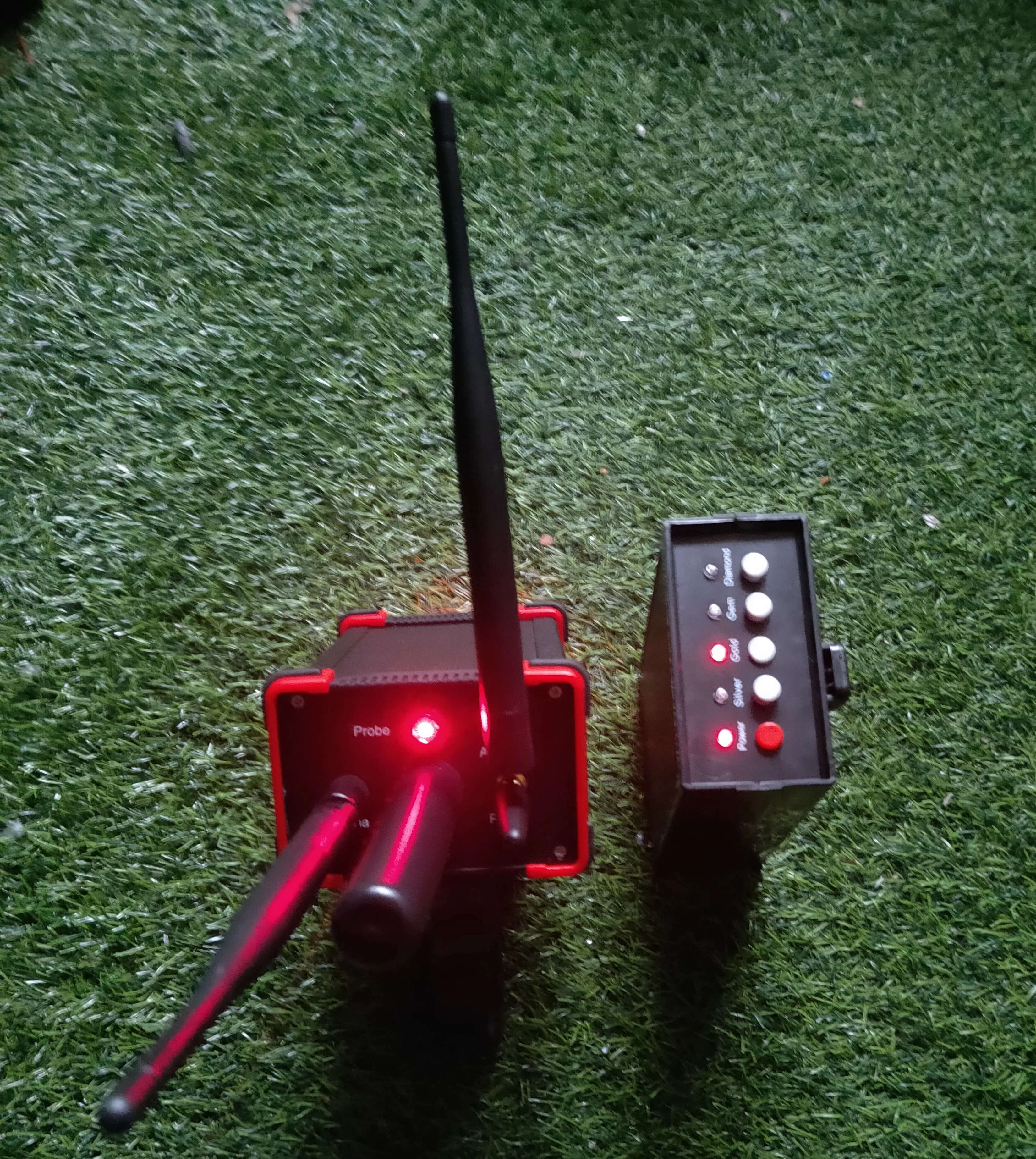 Black Hawk underground long-range metal detector gold, silver, copper, gemstone metal detector