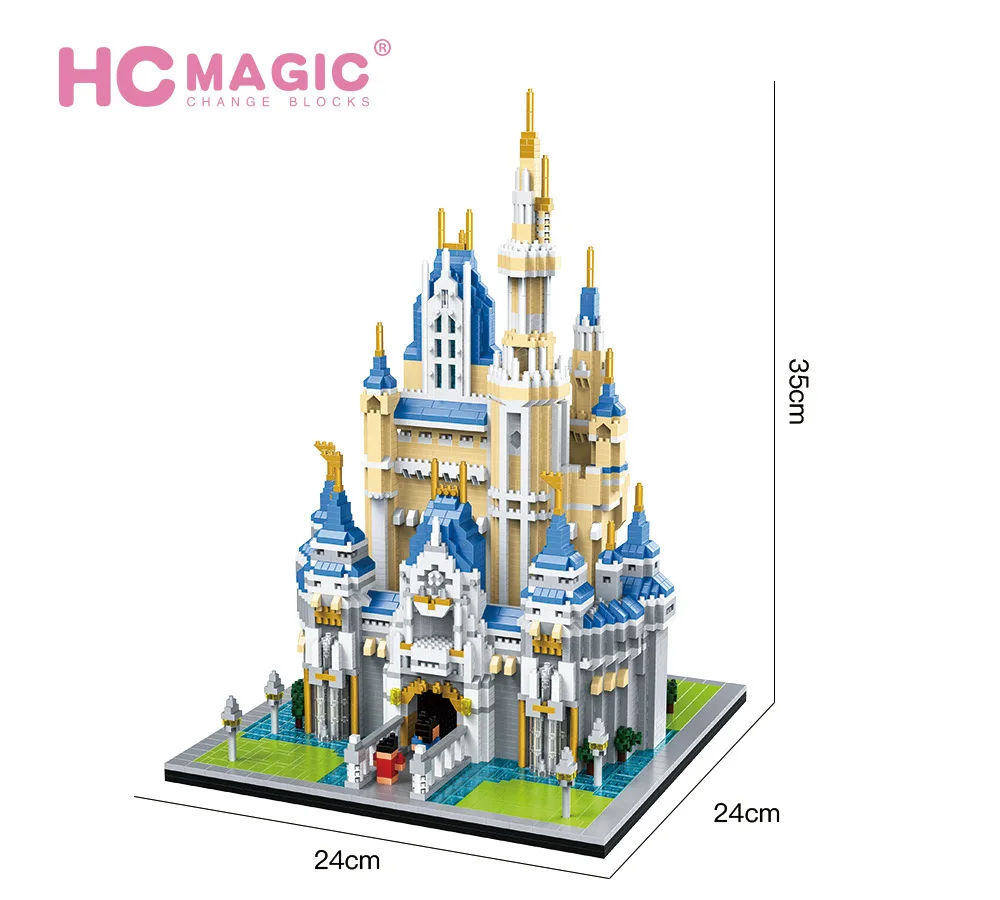 СОЗДАТЕЛЬ серии алмазные строительные блоки Замок принцессы известный