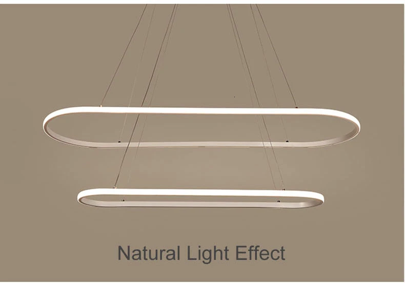 Rectangle Modern Led Pendant Lamps for Living Room Restaurant Bedroom Decorative Pendant Light Lamparas AC85-260V remote control