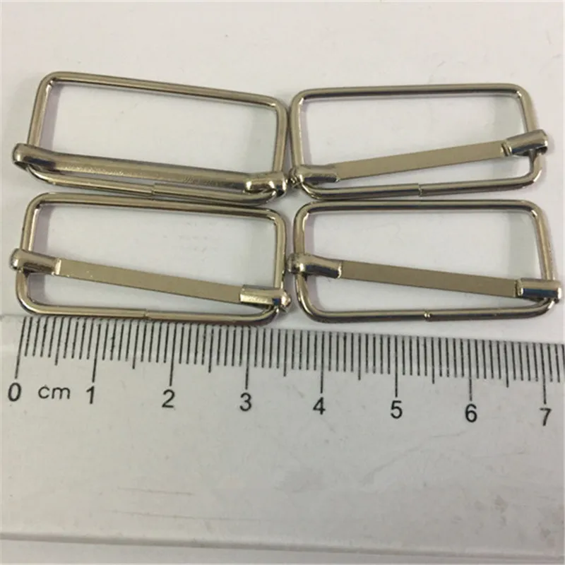 100 шт. 32 мм лента скользящая Пряжка Подтяжки Регулируемая металлическая пряжка