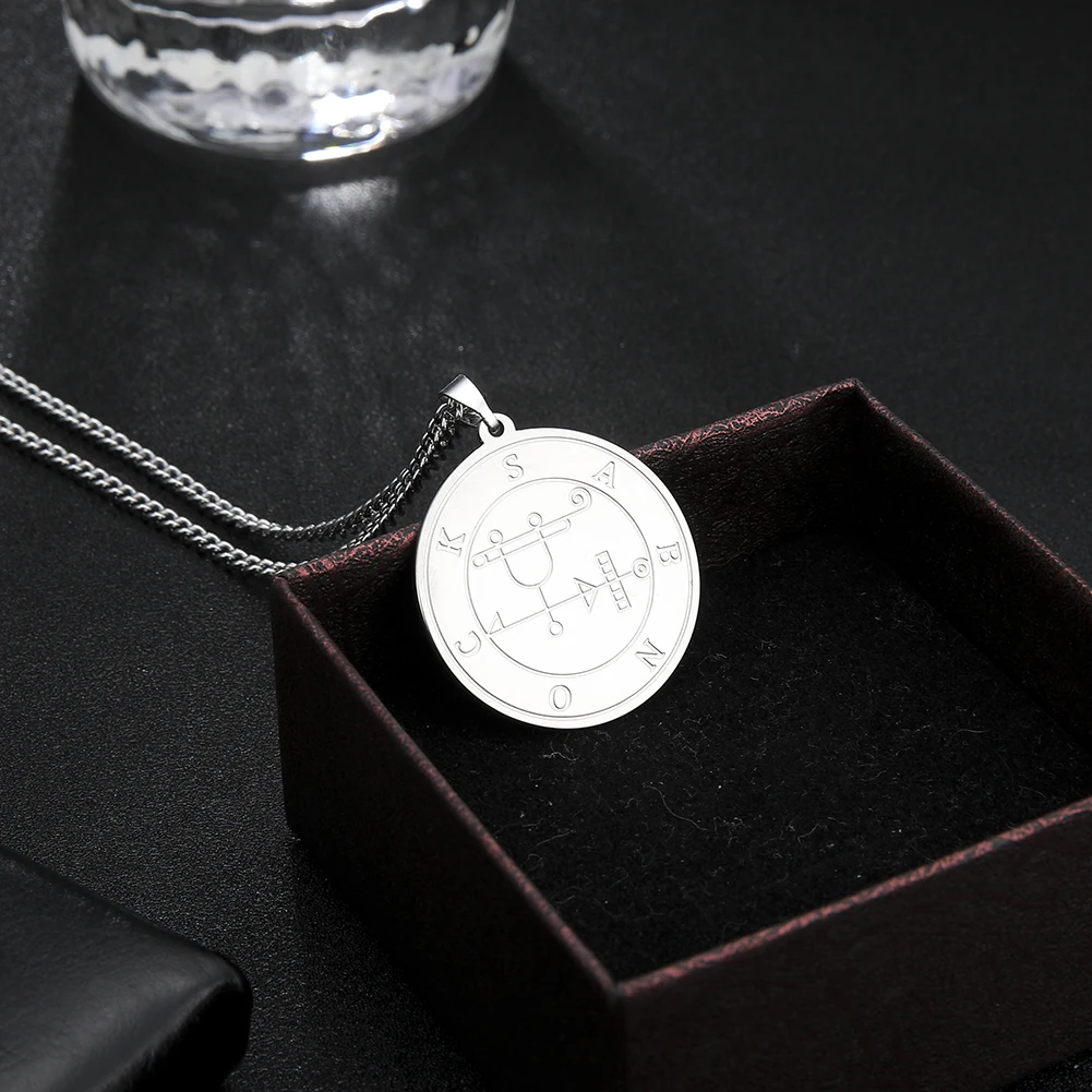 Подвеска LIKGREAT из нержавеющей стали для мужчин ожерелье с малым ключом Соломона