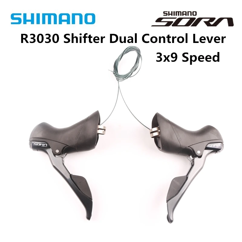 Продажа SHIMANO SORA ST R3000 R3030 рычаг двойного управления 2x9 3x 9 скоростей ST R3000 переключатель передач для дорожного велосипеда R3000 переключатель 18 скоростей