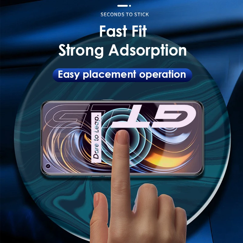 Закаленное стекло с полным покрытием для OPPO Reno 6 5 4 SE A94 A74 A15 A53 A95 Защита экрана Realme 8
