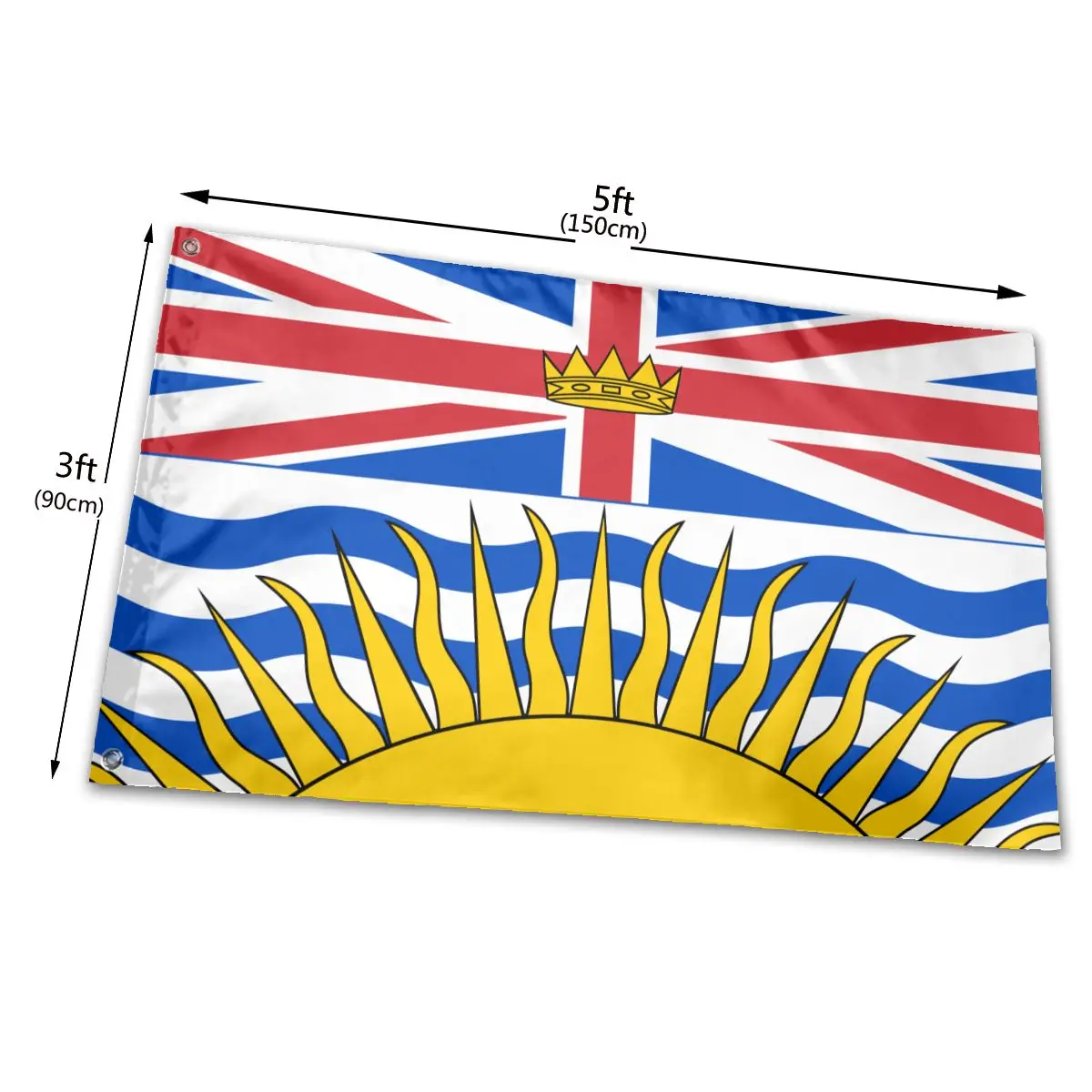 Флаг Британской Колумбии 90x150 см |
