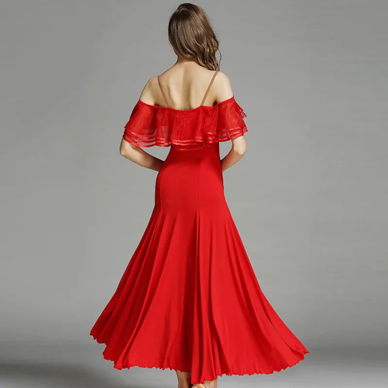 3 цвета красное платье для фламенко испанский танцевальный костюм платья