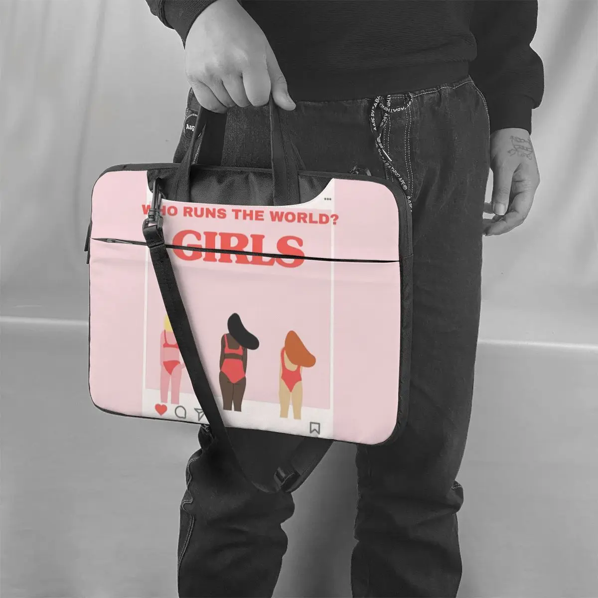 

Girl Gang Laptop Bag Case Travel Clutch Computer Bag Protective Fashion Laptop Pouch