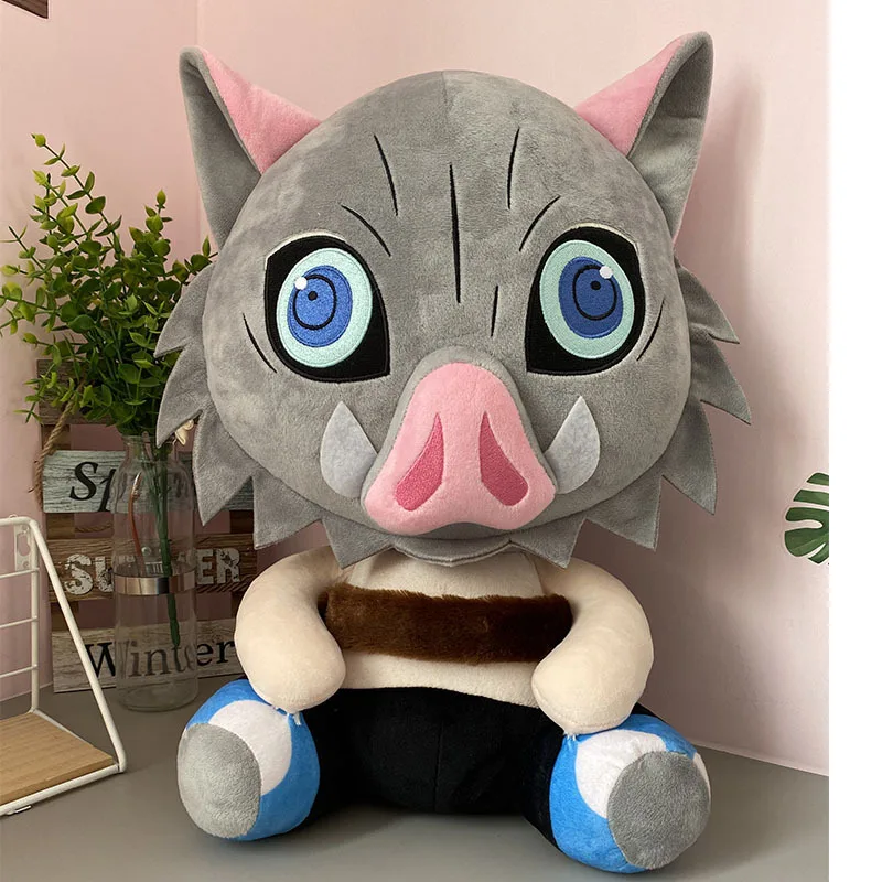 

20cm Anime Demon Slayer Kimetsu No Yaiba Sabito Agatsuma Zenitsu Cute Plush Dolls Figure Pillow Doll Gifts