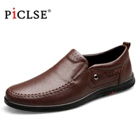 classic business casual leather shoes men loafers genuine leather men shoes flats breathable driving shoes zapatos hombre