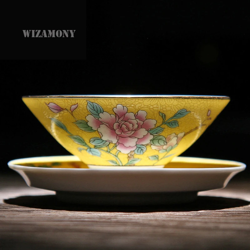 Акция! 1 шт. Китайский Цзиндэчжэнь фарфор Селадон gaiwan Чайник Кунг-фу