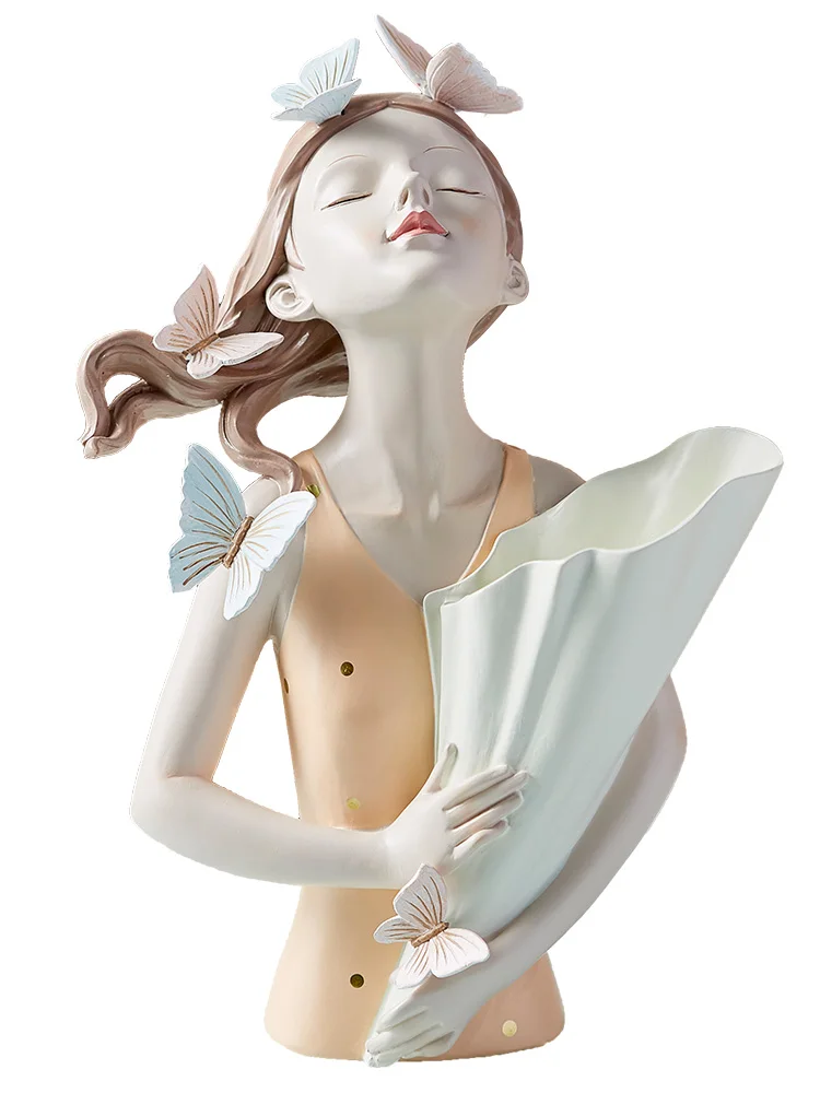 

Nordic luxury bouquet girls creative ornaments living room coffee table TV cabinet decorations moved to new homes gifts