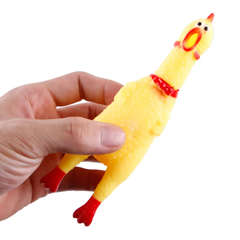 16cm Популярные милые игрушки для собак Жевательная пищалка животные игрушки для домашних животных плюшевый щенок хохнущий курица для собак кошка Жевательная пищалка игрушка товары для собак - Цвет: 16cm
