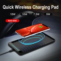 esorun wireless charger 15w car qi quick charging pad for car home compatible with iphone 1212 pro1111 proxrxsx88