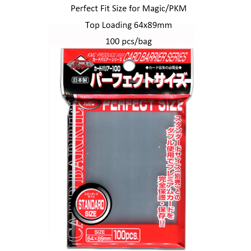 Transparent KMC Perfect Fit SLEEVES Card Barrier Board Game Cards Protector Trading Sleeve Pkm Magic | Спорт и развлечения
