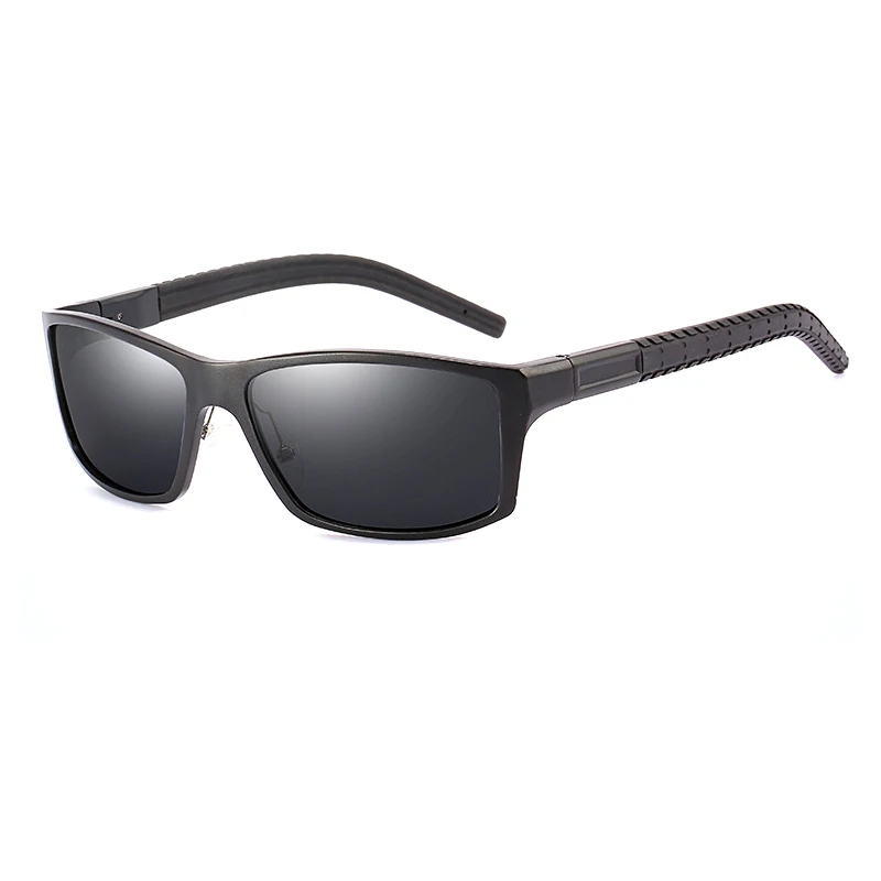 Очки солнцезащитные Мужские поляризационные дизайнерские брендовые квадратные