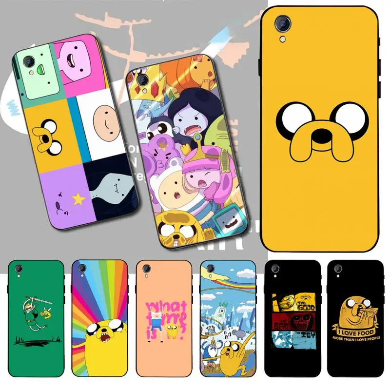 

CUTEWANAN adventure time cute Beemo BMO Jake Finn Lumpy Soft Phone Case For Vivo Y91c Y17 Y51 Y67 Y55 Y93 Y81S Y19 V17 vivos5
