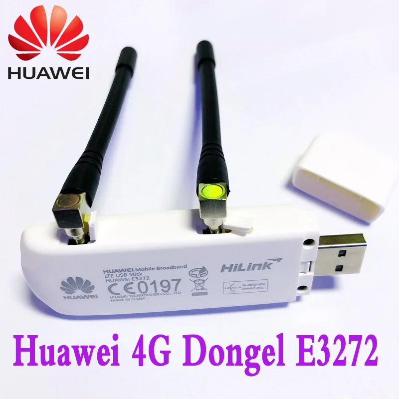 Разблокированный USB-ключ Huawei E3272 4G LTE новинка Wi-Fi Sim-карта модем 150 Мбит/с карта