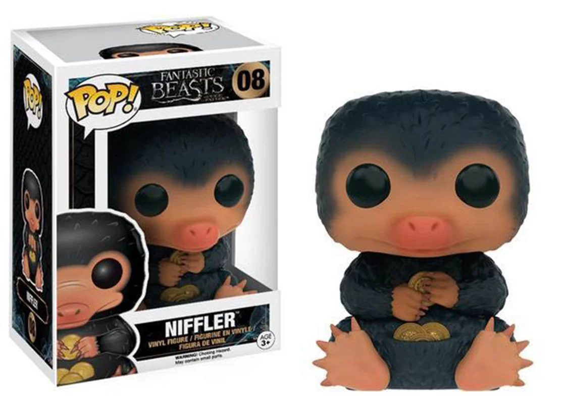 Funko POP рисунок фантастических зверей и где их найти Тритон NIFFLER Аниме фигурки из