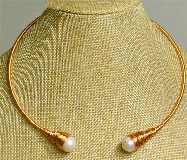 

Ожерелье с натуральным пресноводным жемчугом, 13-15 мм