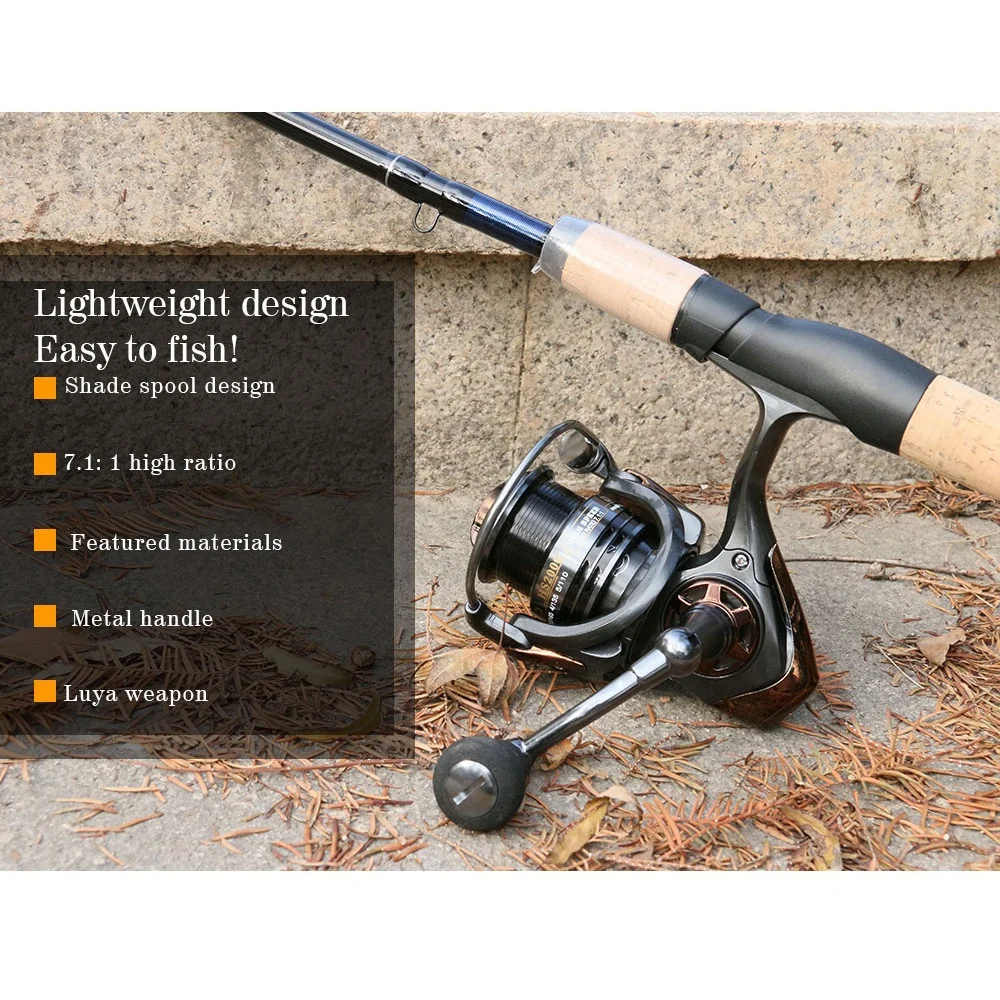 

High Speed 7.1:1 Metal Fishing Spinning Reel CNC Spool Fishing Wheel Casting Reel Saltwater Freshwater Sea Fishing Tools