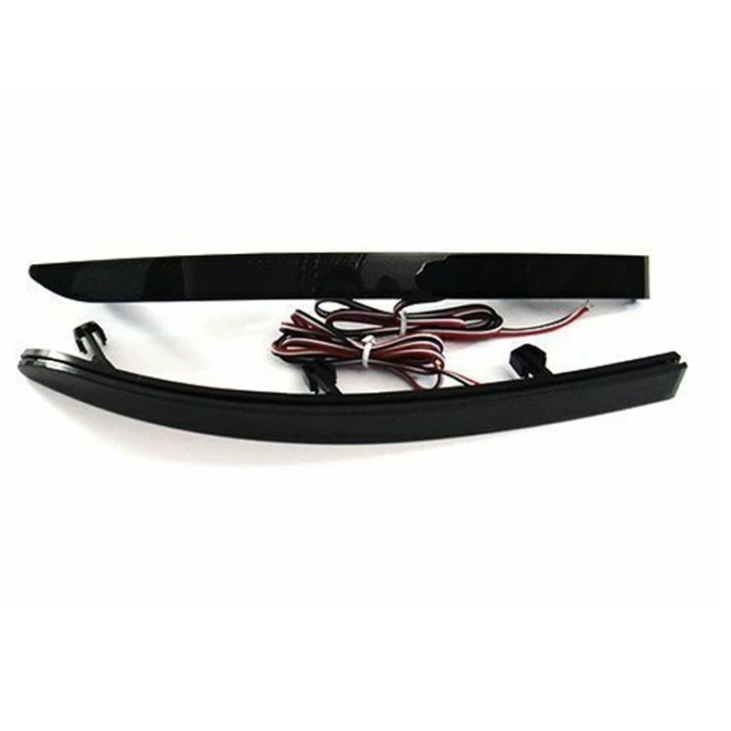 

Черные дымчатые линзы светодиодный бампер отражатель задний стоп-сигнал светильник для Tiguan 2009-2016