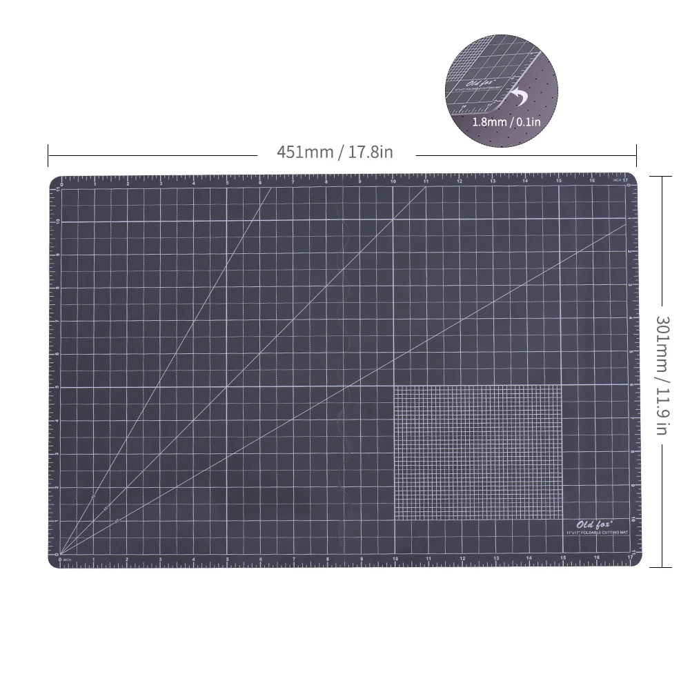 PVC Board Folding Cutting Mat Foldable Non-slip Durable Self Healing for Quilting Sewing Scrapbooking Arts &amp Crafts | Канцтовары для