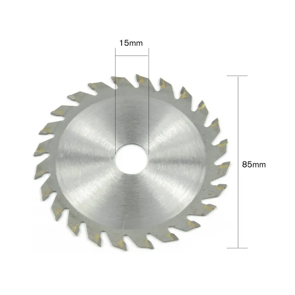

36/24 Teeth TCT Circular Saw Blade Wheel Discs TCT Alloy Woodworking Multifunctional Saw Blade For Wood Metal Cutting 85x15MM