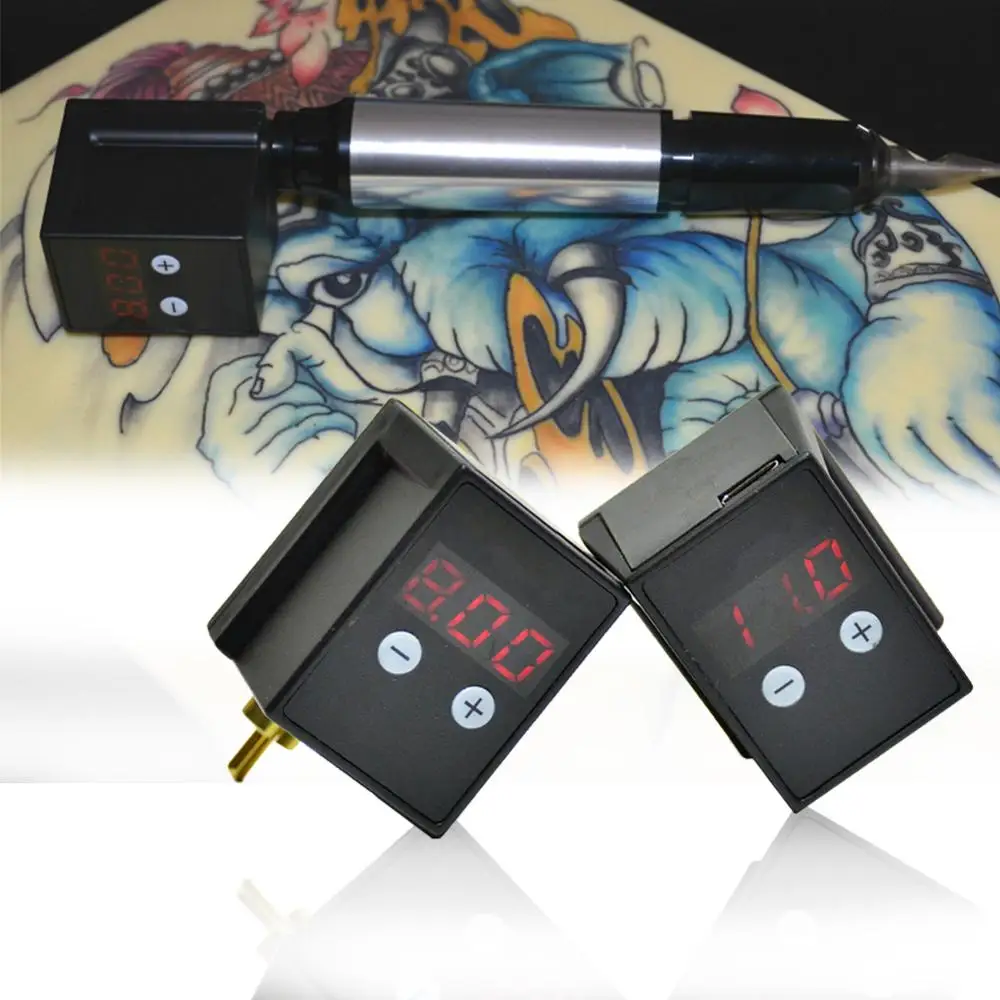 Новейший беспроводной мини-блок питания для татуировок разъем RCA/DC поставщик