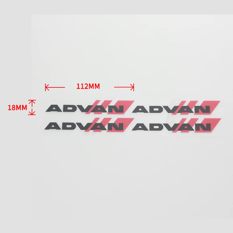 4 шт./компл. автомобильный Стайлинг JDM обод стикер ADVAN гоночные колеса ПВХ
