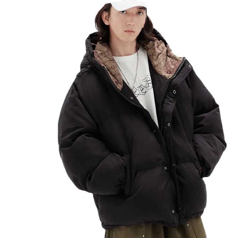 Теплая толстовка Beedee мужская и женская ватная куртка уличная одежда плотное