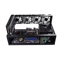 in stock steel open air miner mining frame rig case up to 6 gpu for bitcoin crypto coin currency mining digital currency virtual