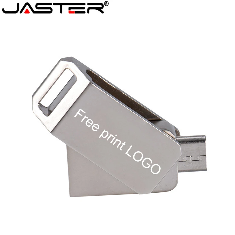

JASTER Higth-speed Hot Sale USB Flash Drive 4GB 16GB 32GB 64GB OTG Phone Pendrive Pen drive 2 in 1 USB Disk For Android Tablet