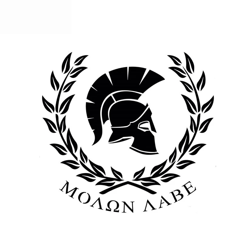 

Molon Labe Warrior Sparta Car Sticker Personalized Decal Laptop Suitcase Motorcycle Car Accessories KK Vinyl,18cm*16cm
