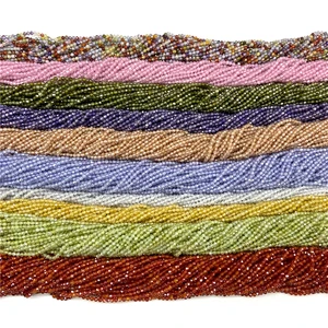 Бусины Из Натурального граненого циркона, 234 мм, для изготовления ювелирных изделий