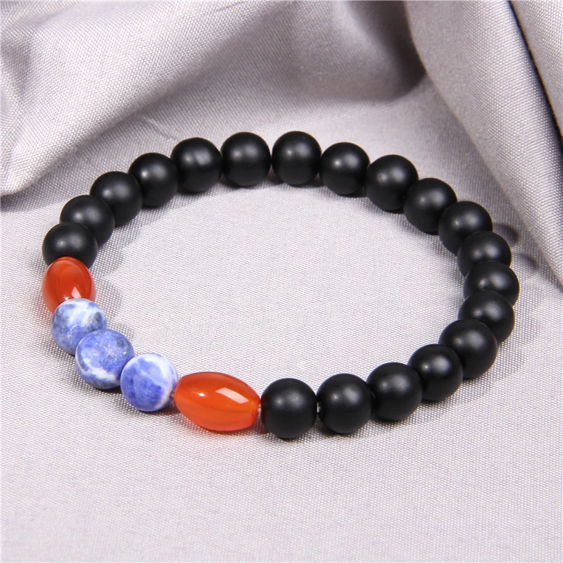 Boho Fashion Beaded Bracelet Men Women Natural Stone Wood Red Agates Turquoises Beads Sets Jewelry Bracelets &amp Bangles | Украшения и