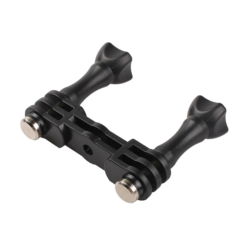 Двойной держатель кронштейн штатив адаптер для GoPro Hero 9 8 7 6 5 4 Yi 4K Sjcam Sj8 M10 Eken H9r